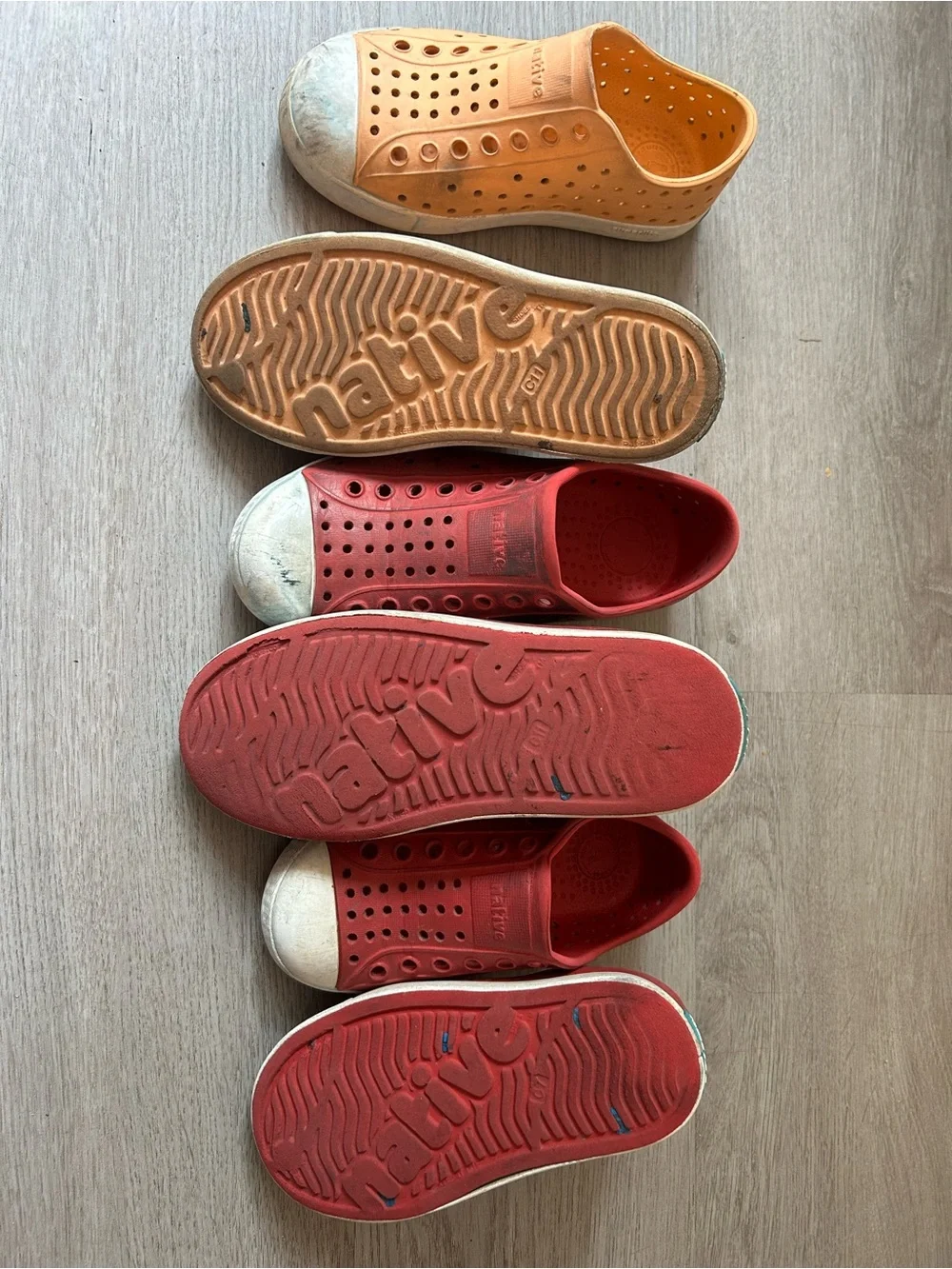 Three Pairs - Kids Native Water Shoes